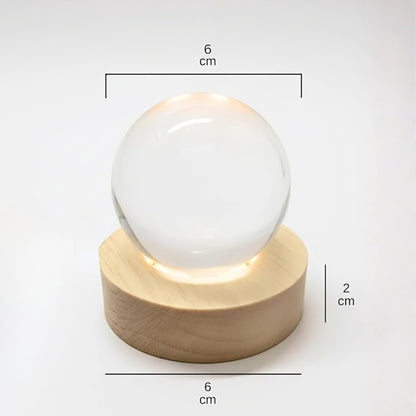 Hanuman Ji Crystal Orb Lamp